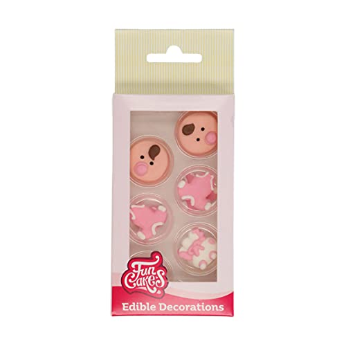 FunCakes Zucker Dekorationen Baby Mädchen Set/12 von FunCakes