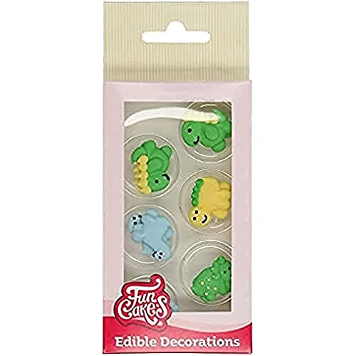 FunCakes Zucker Dekorationen Dinosaurier Set/12 von FunCakes