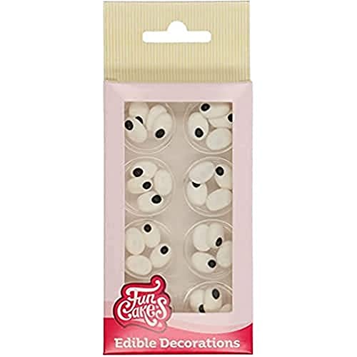 FunCakes Zucker Dekorationen Ovale Augen Set/32 von FunCakes