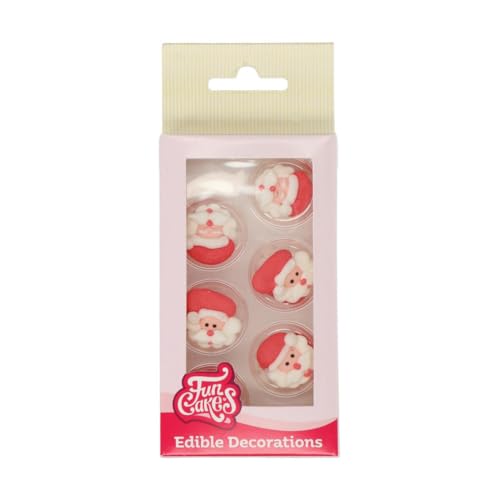 FunCakes Zuckerdekorationen Santa Claus Set/12 von FunCakes