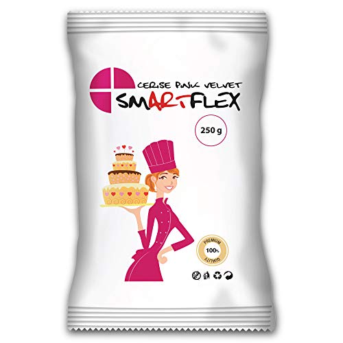 SmartFlex Smartflex Fondant Cerise Pink Velvet 250 g von SmartFlex