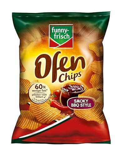 ff Ofen Chips Smoky BBQ Style, 125g von Funny-Frisch