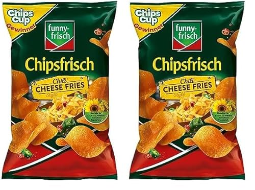 funny-frisch Chipsfrisch Chili Cheese Fries Style 150g (Packung mit 2) von Funny-Frisch