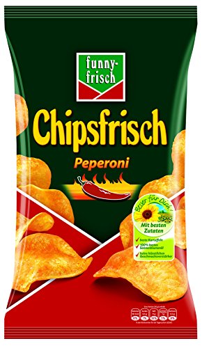 funny-frisch Chipsfrisch Peperoni,10er Pack (10x 175 g) von Funny-Frisch