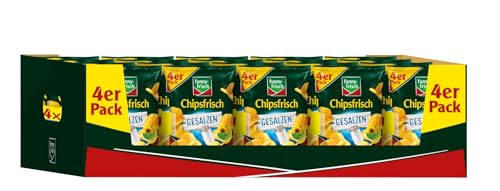 funny-frisch Chipsfrisch gesalzen Multipack, 10er Pack (10 x 4 x 40 g) von Funny-Frisch