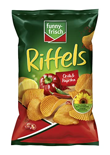 funny-frisch Riffels Chili und Paprika, 150 g von Funny-Frisch