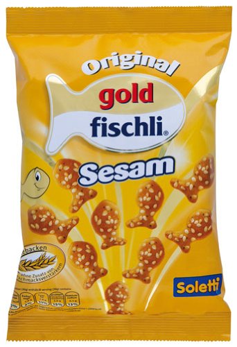 funny-frisch goldfischli Sesam,10er Pack (10 x 100 g) von Funny-Frisch