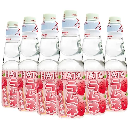 Fusion Select Ramune Japanische Limonade – Klassische kohlensäurehaltige japanische Getränke – kohlensäurehaltige Ramun-Soda-Getränk aus Japan in Flaschen mit Kabelsalat mit Marmorstopfen – 200 ml, von Fusion Select