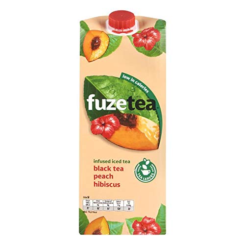 Fuze Tea Black Tea Peach Hibiscus Eistee Soda 1.5L von Fuze Tea