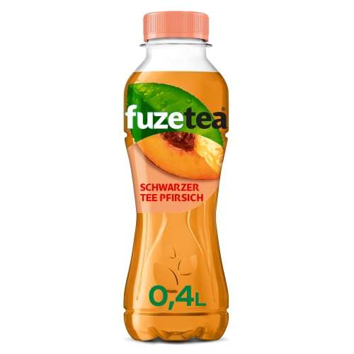 Fuze Tea Schwarzer Tee Pfirsich, 400 ml EINWEG von Fuze Tea