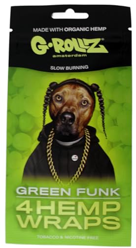 G-Rollz Green Funk Hemp Wraps, 4 Blunts von G-Rollz