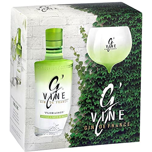 G'VINE GIN DE FRANCE FLORAISON 70 CL PACKUNG MIT GLAS von G'Vine