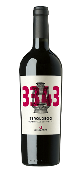 Teroldego "3343" Vigneti delle Dolomiti IGT 2022 von G.H. Jaener