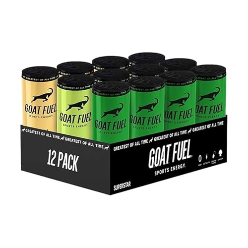 G.O.A.T. Fuel® Preworkout Sports Energy Drink - zuckerfreier Pre-Workout Amino Energy Drink - Steigerung der geistigen und körperlichen Leistungsfähigkeit - mit Cordyceps Pilz, BCAAs und Elektrolyten von G.O.A.T. Fuel