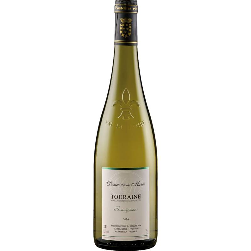 Domaine de Marcé Touraine Sauvignon Blanc, Touraine AOP, Loire, 2023, Weißwein von GAEC GODET VITICULTEURS ,   FR 41700 Oisly