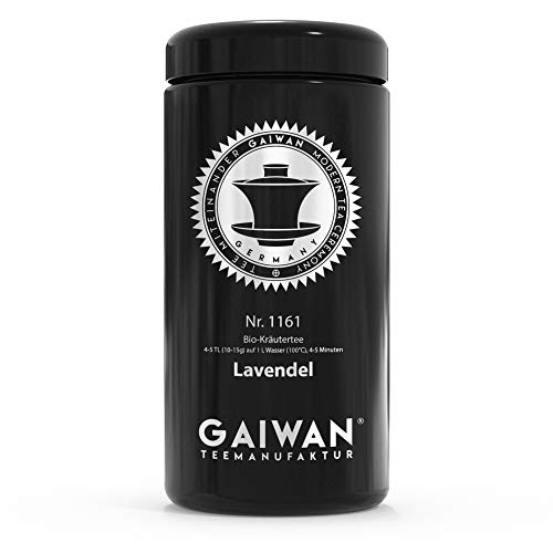 Große Teedose aus Glas für losen Tee, schwarz, luftdicht, 250 g, 500 g, 1000 g, beschriftet für Tee Nr. 1161 von GAIWAN von GAIWAN