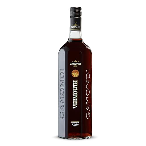 Gamondi Vermouth di Torino Rosso | Traditioneller Vermouth aus Piemont | Aromatisiert mit Kräutern | Perfekt für Cocktails | 18% - 1l von GAMONDI