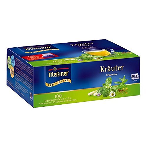 Meßmer ProfiLine Kräuter 100 x 2 g, 5er Pack (5x 200 g) von GAMT