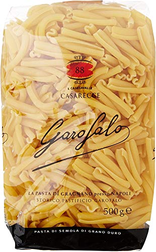 16x Garofalo Pasta di Gragnano IGP Casarecce N° 88 Hartweizengrieß Pasta 100% Neapolitanische Pasta Kurze Pasta Packung mit 500g von GAROFALO