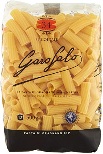 Garofalo Pasta di Gragnano IGP Elicoidale N° 34 Hartweizengrieß Pasta 100% Neapolitanische Pasta Kurze Pasta Packung mit 500g von GAROFALO