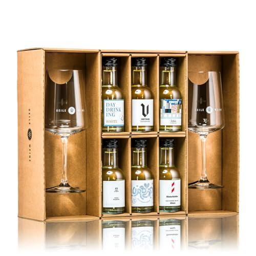 GEILE WEINE Wein Mini Tasting Set (12 x 0,1) Deutscher Weisswein, Rotwein und Rosé im Probierset von GEILE WEINE