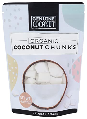 GENUINE COCONUT Bio-Kokosnuss-Chunks, 118 g von GENUINE COCONUT