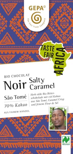 Bio Chocolat Noir Salty Caramel NL von GEPA