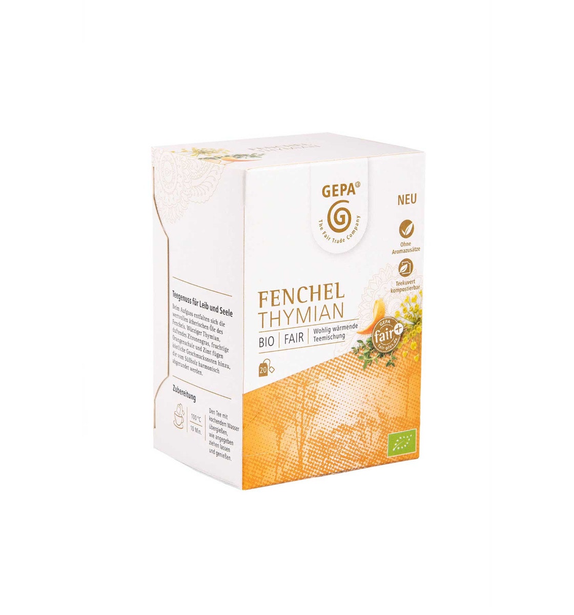 Bio Fenchel Thymian Tee von GEPA