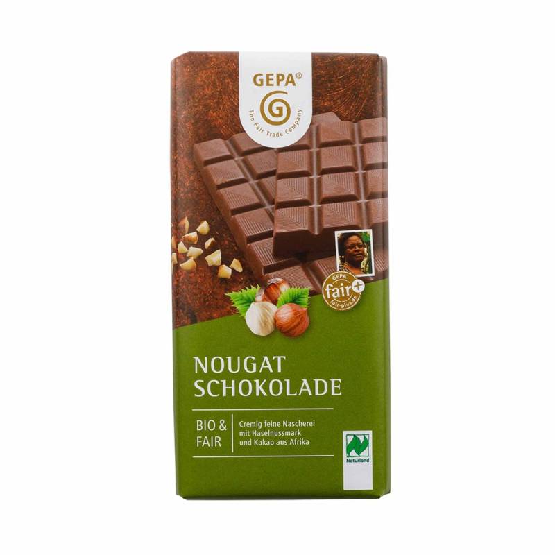 Bio Nougat Schokolade von GEPA