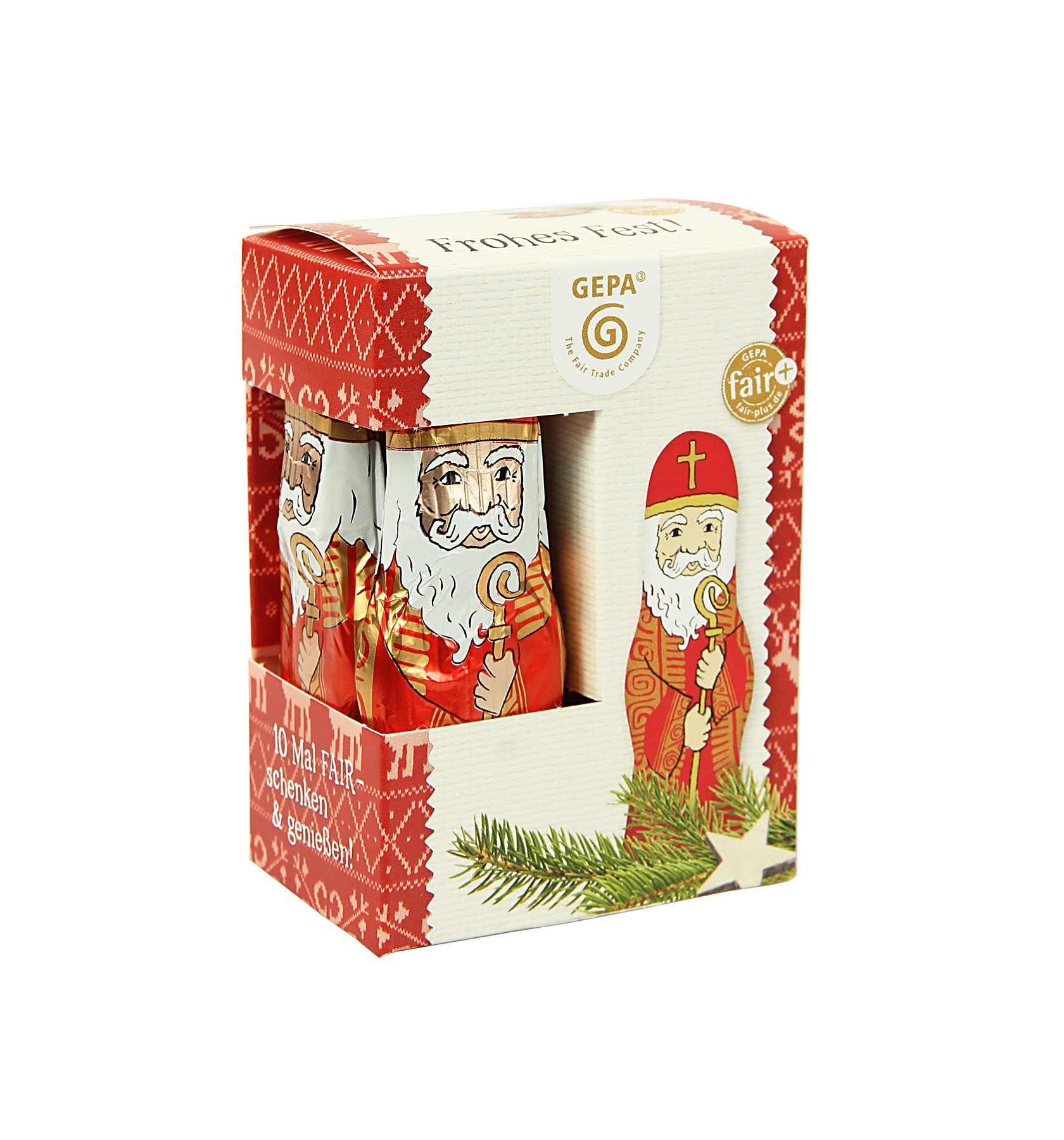 Bio Schoko Nikolaus 10er von GEPA