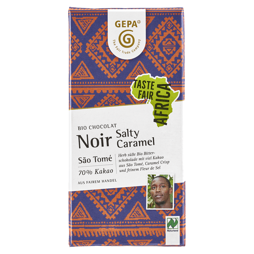 Bio Schokolade Noir Salty Caramel von GEPA