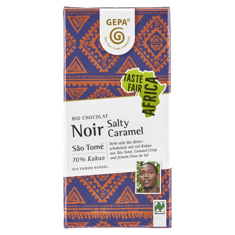 Bio Schokolade Noir Salty Caramel von GEPA