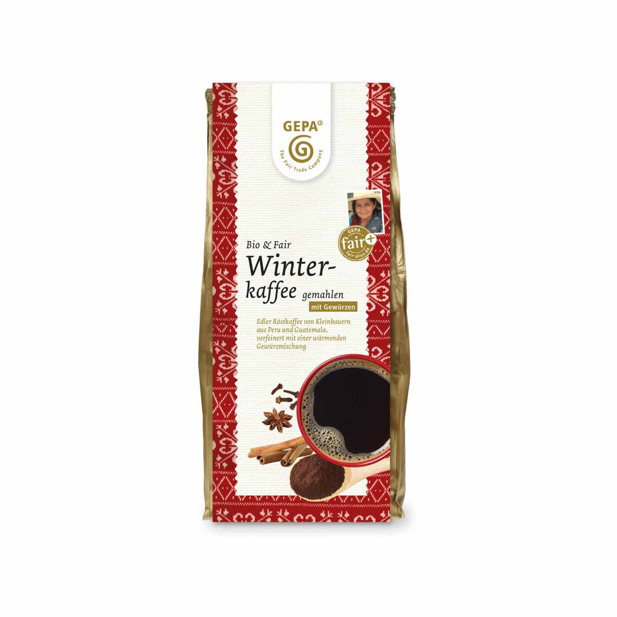 Bio Winterkaffee 250g, gemahlen von GEPA