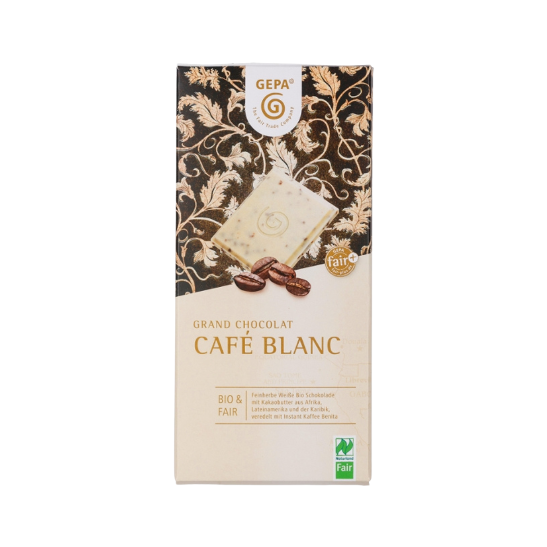 Café Blanc Weiße Schokolade, 100g von GEPA