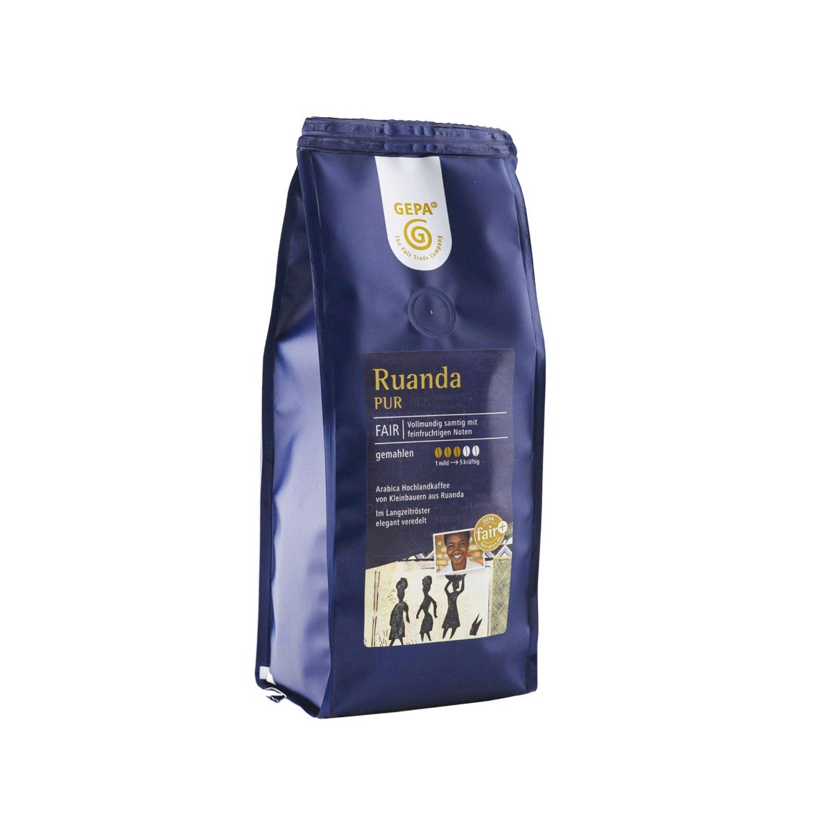 Café Ruanda PUR 250g, gemahlen von GEPA