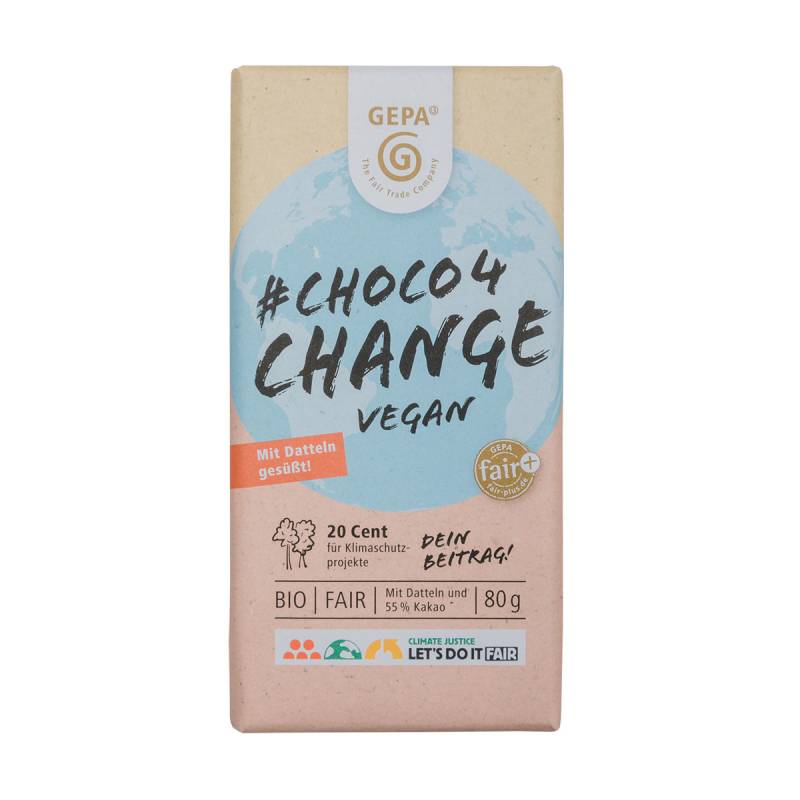 Choco4Change Dattel Schokolade Vegan von GEPA