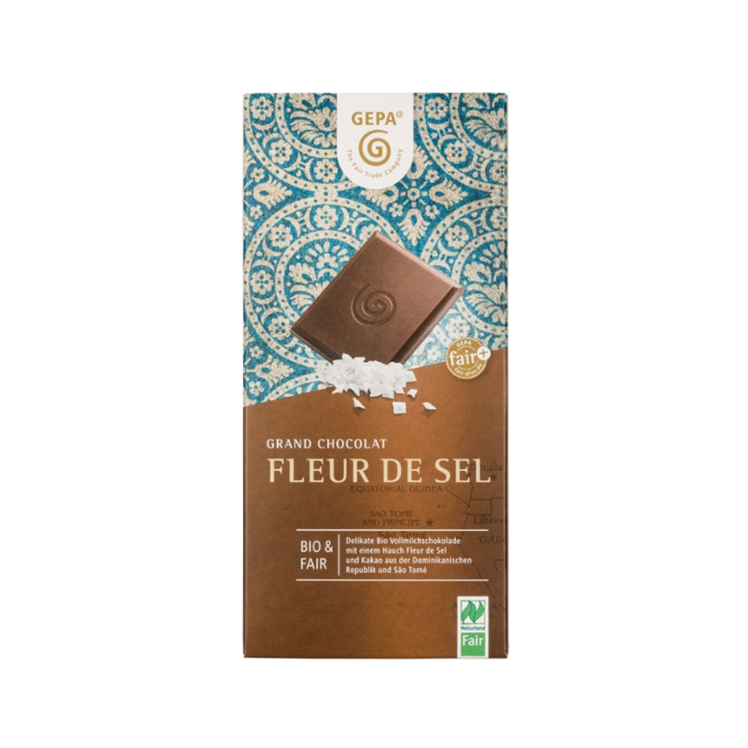 Fleur de Sel 37% Schokolade, 100g von GEPA