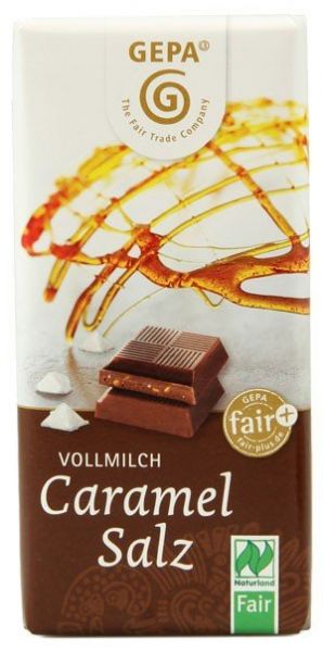 GEPA BIO Schokolade Caramel Salz von GEPA