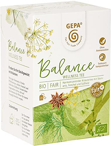 GEPA Balance Bio Kräutertee, 20 x 1,5 g von GEPA