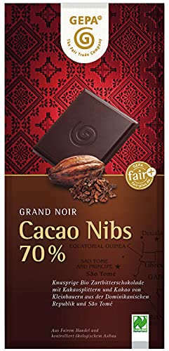 GEPA Bio Cacao Nibs, 2er Pack (2 x 100 g Packung) von GEPA