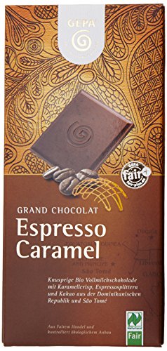 GEPA Bio-Schoko Fairt., Espresso Caramel, 10er Pack (10 x 100 g) von GEPA