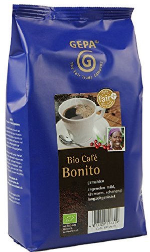 GEPA Bonito Bio Kaffee gemahlen - - 1 Karton ( 10 x 500g ) von GEPA