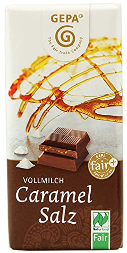 GEPA - The Fair Trade Company - Schokolade Caramel Salz - 40g, bio von GEPA