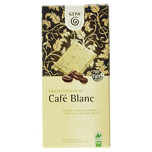 GEPA - organic chocolate Café Blanc 100 g bar - DE-ÖKO-013 von GEPA