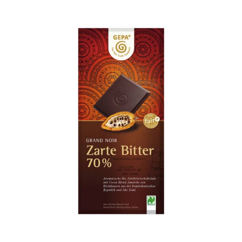 Grand Noir Zartbitter 70% von GEPA