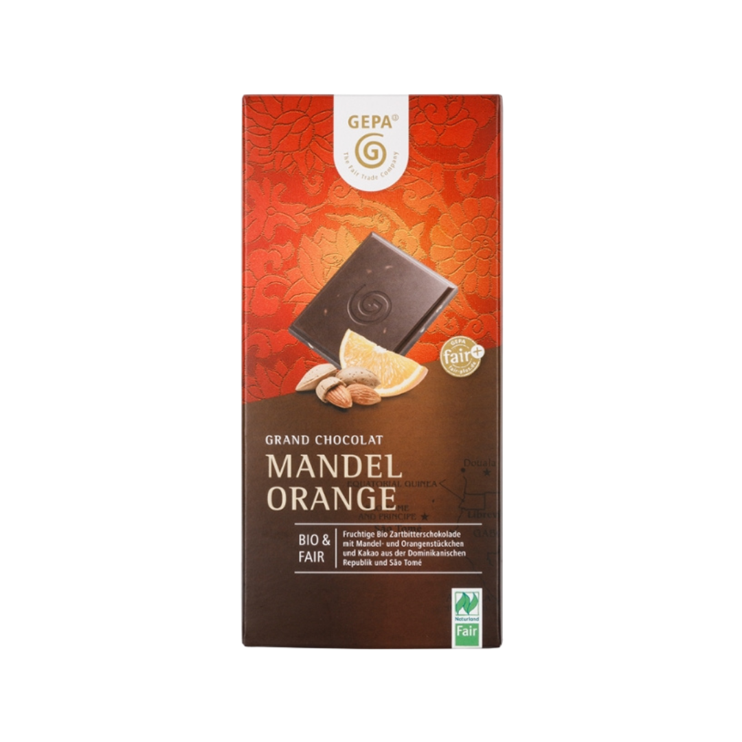 Mandel Orange Schokolade, 100g von GEPA