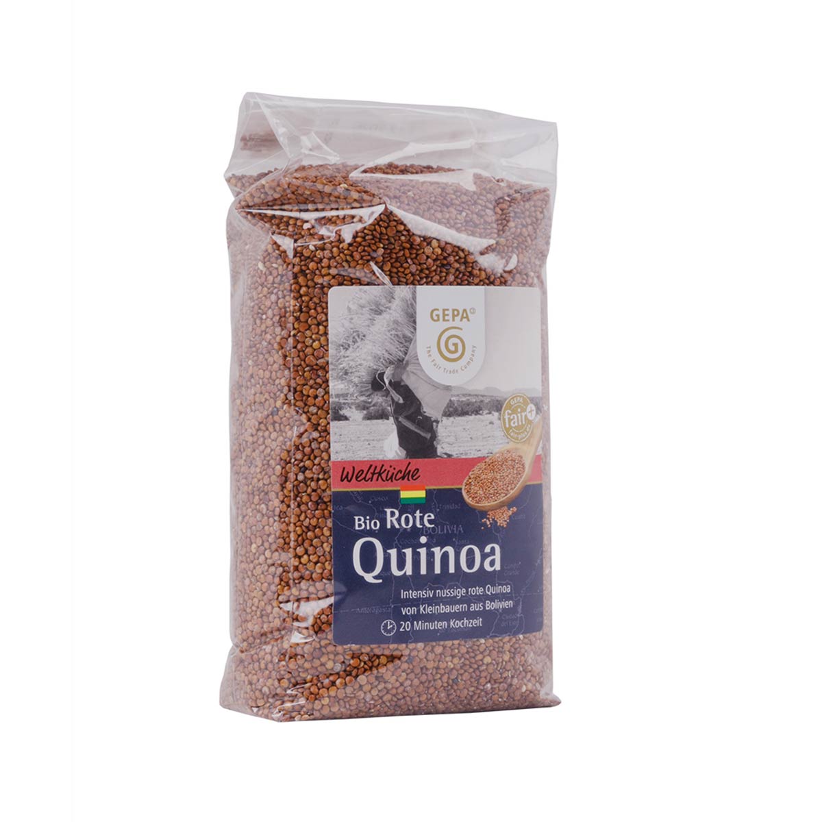 Rote Bio Quinoa von GEPA