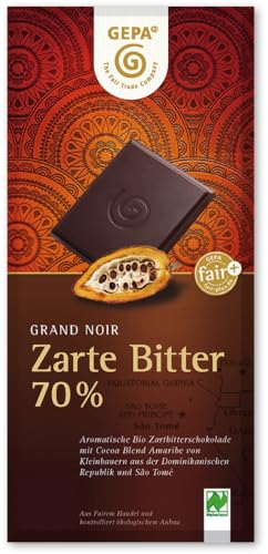 Zarte Bitter 70% 6 x 100 gr von GEPA