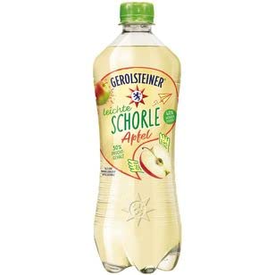 Gerolsteiner Leichte Schorle Apfel, 6er Pack (6 x 0.75 l) EINWEG von GERO