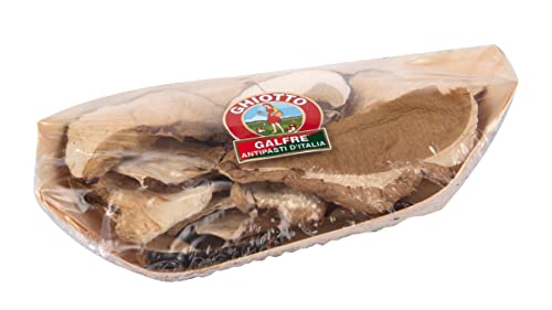 Ghiotto, Galfré Antipasti d'Italia, Getrocknete Steinpilze, Spezialverpackung Schiffchen, Ideal als Würzmittel, für Beilagen, Risotto und Saucen, 20 g-Format von GHIOTTO GALFRE' ANTIPASTI D'ITALIA